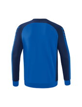 Erima Sport Long Sleeve Six Wings Sweatshirt (Cotton blend, functional) royal blue/navy blue Men